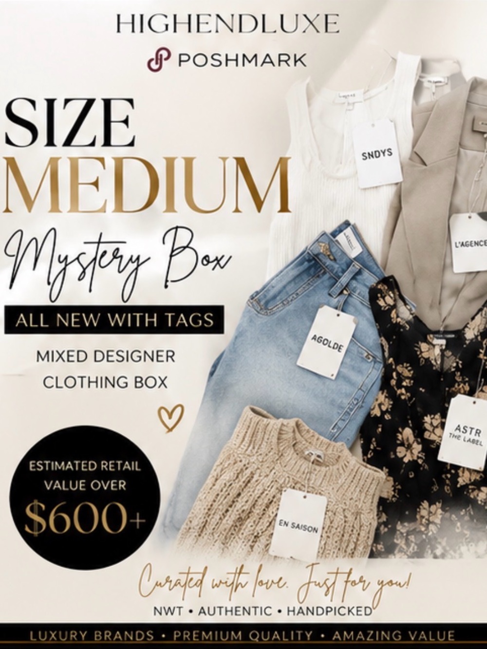 SIZE MEDIUM MYSTERY BOX, NWT
‼️ FIRM ON PRICE ‼️ $600 RETAIL VALUE